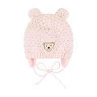 Czapki damskie - Steiff Czapka z pluszowymi uszami dla dziewczynek, Barely Pink, 43 - miniaturka - grafika 1