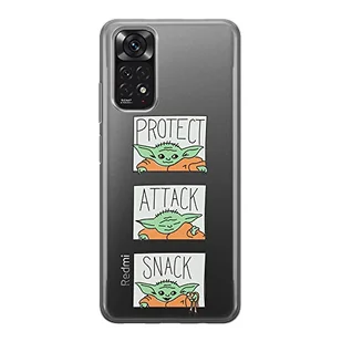 ERT GROUP etui na telefon Xiaomi REDMI NOTE 11S 4G / REDMI NOTE 11 4G, case oryginalny i oficjalnie licencjonowany przez Star Wars, wzór Baby Yoda 009, plecki z TPU częściowo przeźroczyste - Etui i futerały do telefonów - miniaturka - grafika 1