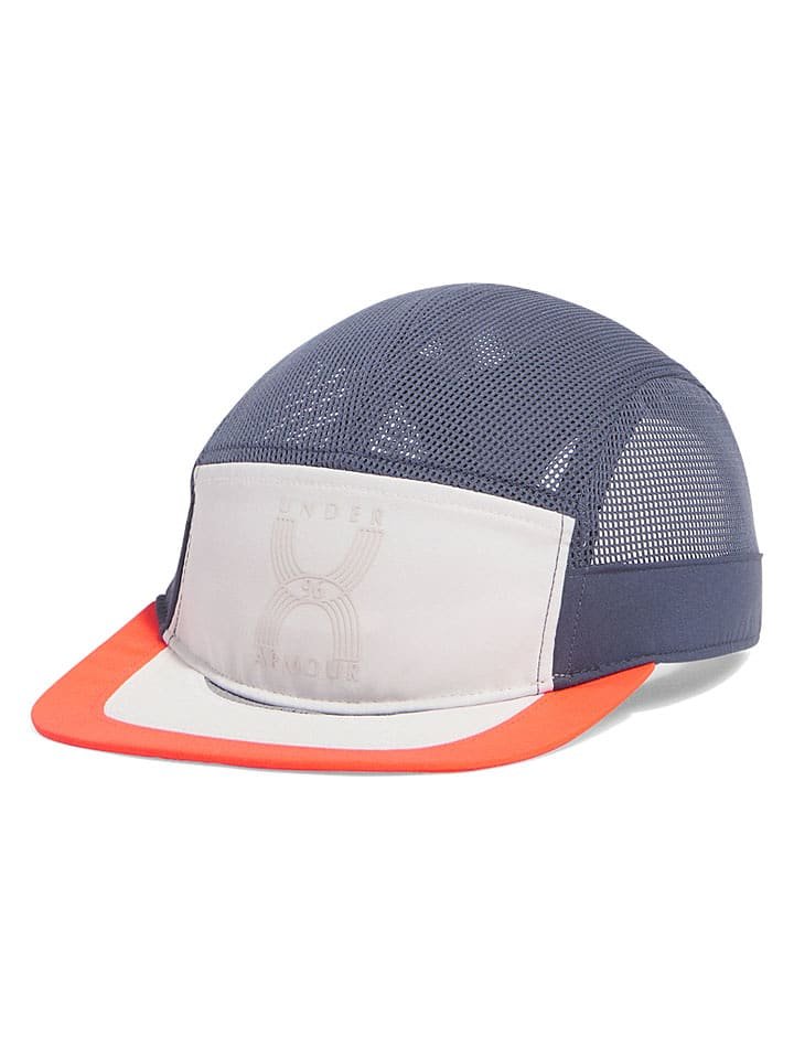 Under Armour Czapka w kolorze niebiesko-biało-pomarańczowym