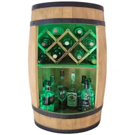 Pozostałe akcesoria barmańskie - Beczka Jasna Rgb Ze Stojakiem Na Wino Wyjmowanym - miniaturka - grafika 1