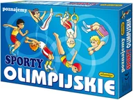 Gry planszowe - Gra POZNAJEMY SPORTY OLIMPIJSKIE (909-05260) - miniaturka - grafika 1