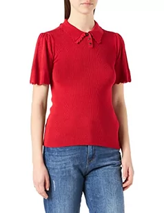 Naf Naf Mfaubs sweter damski, Czerwona latarnia morska, XS - Swetry damskie - miniaturka - grafika 1