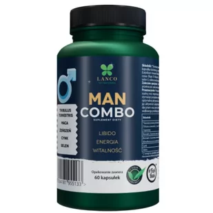 Man Combo, Suplement na libido, testosteron, witalność i męską energię, 60 kaps. - Układ nerwowy - miniaturka - grafika 1