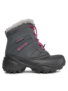 Columbia Śniegowce Youth Rope Tow™ Iii Waterproof 1637841 Szary - Buty dla dziewczynek - miniaturka - grafika 1