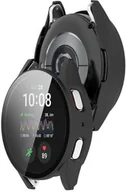 Akcesoria do smartwatchy - Bizon Etui ze szkłem do zegarka Case+Glass Watch do Galaxy Watch 7 44 mm, czarne matowe - miniaturka - grafika 1