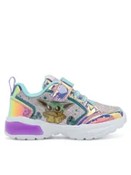 Buty dla dziewczynek - MANDALORIAN Sneakersy CP76-SS25-138LCM Zielony - miniaturka - grafika 1