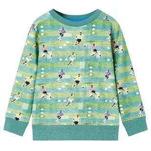 Bluza dziecięca, jasnozielony melanż, 92 - Bluzy dla dziewczynek - miniaturka - grafika 1