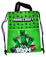 Torby szkolne - Worek, torba sportowa delux Minecraft Boom 44 x 34 cm - miniaturka - grafika 1