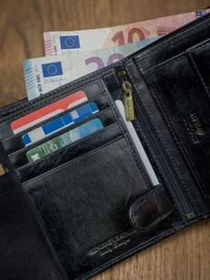 Klasyczny Portfel Skórzany Zamykany Na Zatrzask Lumarko! - Portfele - miniaturka - grafika 13