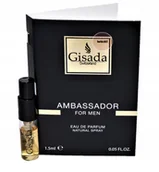 Wody i perfumy męskie - Gisada, Ambassador, Eau De Parfum, For Men, 1.5 ml *Vial For Men - miniaturka - grafika 1
