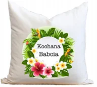 Poszewki na poduszki - PODUSZKA JASIEK I POSZEWKA NA DZIEŃ BABCI DZIADKA PREZENT 40x40 - miniaturka - grafika 1
