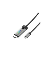 Kable komputerowe i do monitorów - Xxx_J5Create JCC157 1,79 m USB Type-C HDMI Czarny, Szary (JCC157N) - miniaturka - grafika 1
