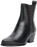 Botki damskie - Michael Kors Kinlee Bootie, Botki damskie, Czarny/Brązowy, 42.5 EU, Czarny brązowy, 42.5 EU - miniaturka - grafika 1