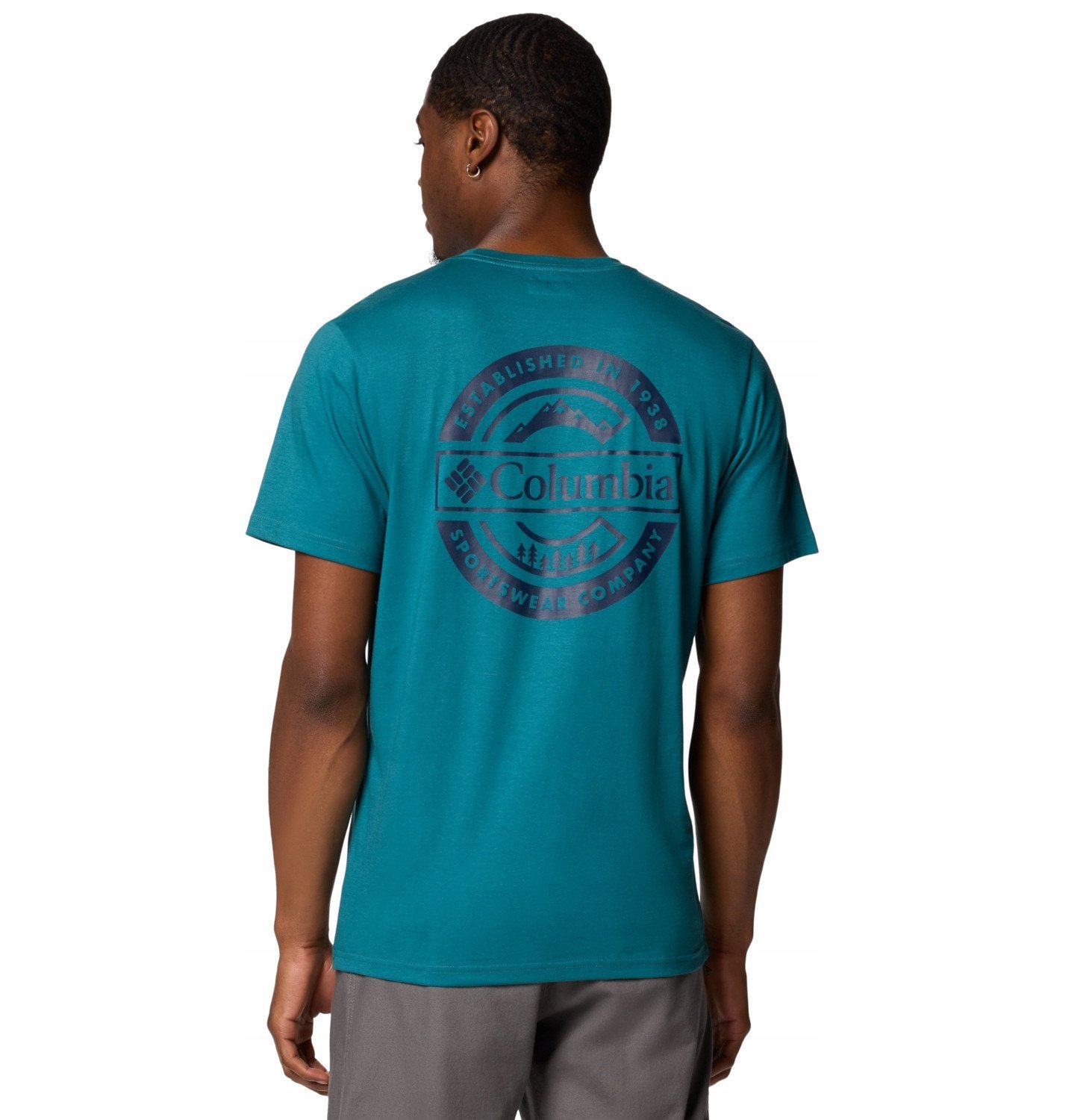 Columbia Rapid Ridge Back Graphic Tee II 1934824364 Zielone L