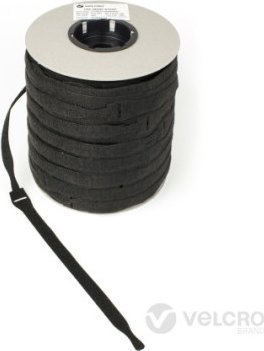 VELCRO One Wrap 20 mm x 150 mm, 750 sztuk, trudnopalna, czarna