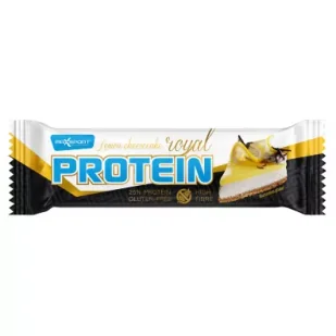Maxsport Baton proteinowy o smaku sernika cytrynowego w białej polewie bezglutenowy 60 g - Batony proteinowe - miniaturka - grafika 1