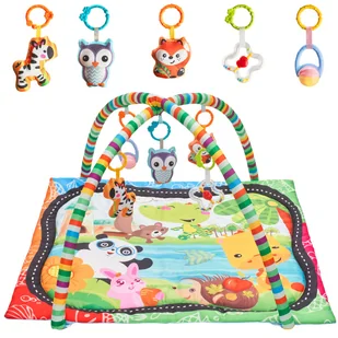 MATA EDUKACYJNA INTERAKTYWNA DLA NIEMOWLĄT z Lukiem Mata Do Zabawy - Maty piankowe MATA EDUKACYJNA INTERAKTYWNA DLA NIEMOWLĄT z Lukiem Mata Do Zabawy - Maty piankowe - miniaturka - grafika 1