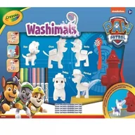 Zabawki kreatywne - Crayola Washimals: Zmywalna figurka z Psiego Patrolu z naklejkami - 5 szt. - miniaturka - grafika 1