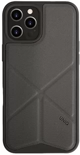 Uniq UNIQ etui Transforma iPhone 12 Pro Max 6,5" szary/charcoal grey - Etui i futerały do telefonów - miniaturka - grafika 2