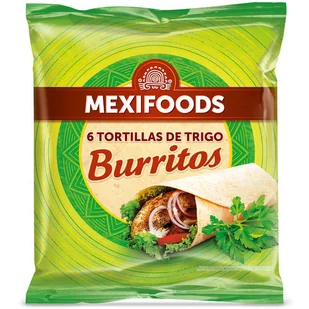 Tortilla burrito 6szt. 370g - Mexifoods - Pieczywo chrupkie - miniaturka - grafika 1