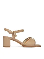 Sandały damskie - MEXX Sandały EO-WS1161-05 Beżowy - miniaturka - grafika 1