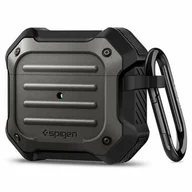 Akcesoria do słuchawek - Apple SPIGEN Etui na słuchawki SPIGEN Tough Armor Airpods 3 Szary - miniaturka - grafika 1