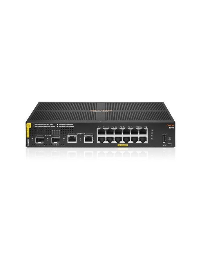 hewlett packard enterprise HPE Aruba 6000 12G CL4 2SFP 139W Switch Europe - English localization