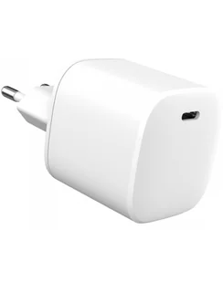 eSTUFF Home Charger USB-C PD 45W GaN EU Plug White - Ładowarki do telefonów - miniaturka - grafika 1