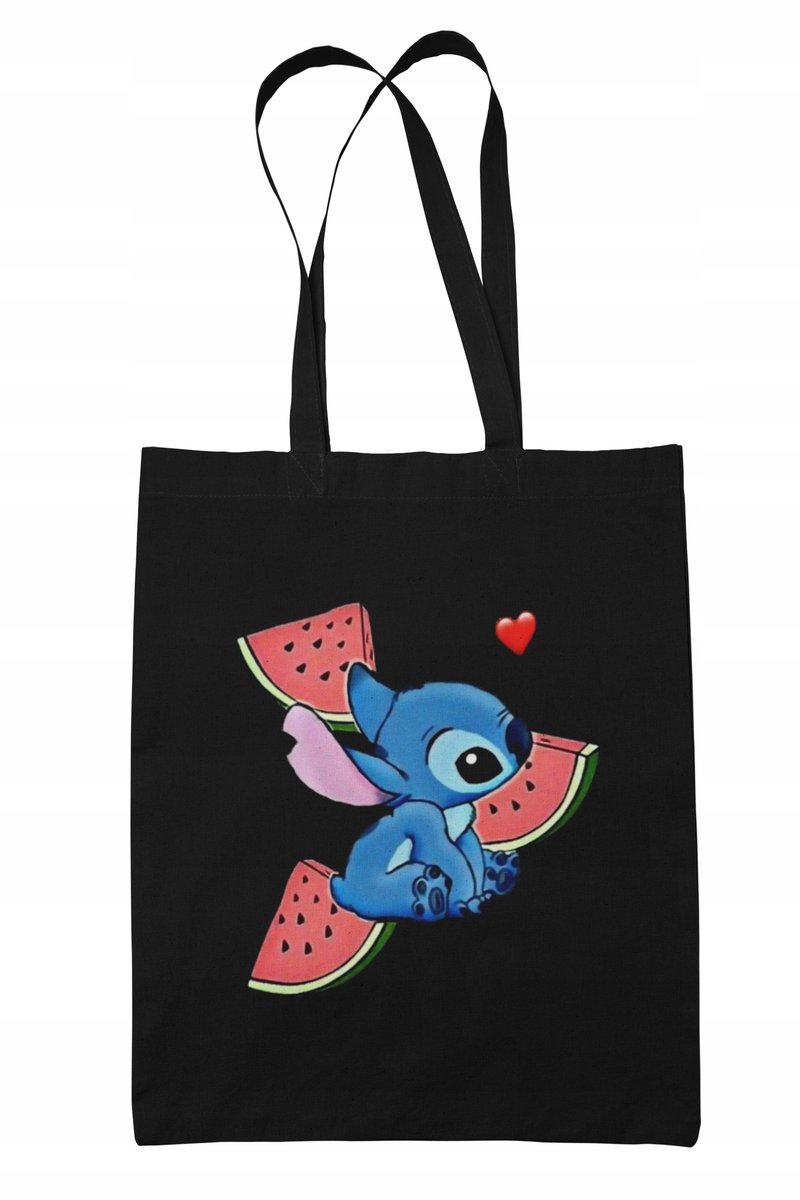 Torba Shopper-materiał-na ramie-Lilo i stich-bajka