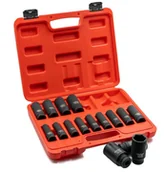 Narzędzia samochodowe - Nasadki Udaro Glebokie 1/2 16SZT 10-32MM - miniaturka - grafika 1