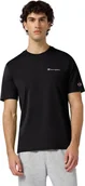 Koszulki męskie - Koszulka męska Champion SS Tee czarna 221798 KK001 L - miniaturka - grafika 1