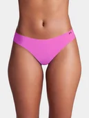 Majtki damskie - Stringi majtki damskie UA Pure Stretch No Show Under Armour 1383893-383 Różowy - miniaturka - grafika 1