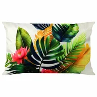 Poszewki na poduszki - Poszewka wodoodporna Botanic z filtrem UV 40x60 Blossom liście kolorowa Domarex - miniaturka - grafika 1