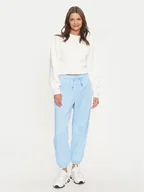 Spodnie sportowe damskie - Under Armour Spodnie dresowe UA Icon Fleece 1386503 Niebieski Oversize - miniaturka - grafika 1