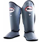 Ochraniacze do sportów walki - Twins Ochraniacze Piszczeli I Stopy SGL-10 Silver/Black Piping - miniaturka - grafika 1