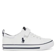 Buty dla dziewczynek - Sneakersy Polo Ralph Lauren Ryley Ps RL01239100 Biały - miniaturka - grafika 1