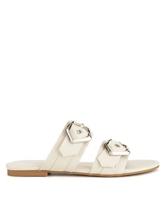 JENNY Klapki CD24016-1 Beżowy - Klapki i japonki damskie - miniaturka - grafika 1