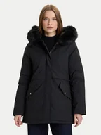 Kurtki damskie - Rinascimento Kurtka zimowa CFC0122158003 Czarny Regular Fit - miniaturka - grafika 1