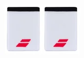 Tenis ziemny - Frotka Babolat  Logo Jumbo Wristband White/Strike Red - miniaturka - grafika 1