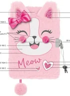 Zabawki kreatywne - Pamiętnik Pink Kitty - ST-MAJEWSKI - miniaturka - grafika 1