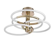 Lampy sufitowe - Auhilon Selvini LED lampa sufitowa 4-punktowa złota JX2018-4 GOLD - miniaturka - grafika 1