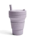 Kubki - Składany Kubek Biggie, Lilac, 470 Ml, Stojo - miniaturka - grafika 1