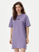 Sukienki - Vans Sukienka codzienna Center Vee VN0A4RU2 Fioletowy Oversize - miniaturka - grafika 1
