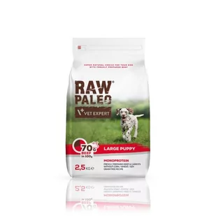 vetexpert RAW PALEO PUPPY LARGE 2,5KG WOŁOWINA - Sucha karma dla psów - miniaturka - grafika 2