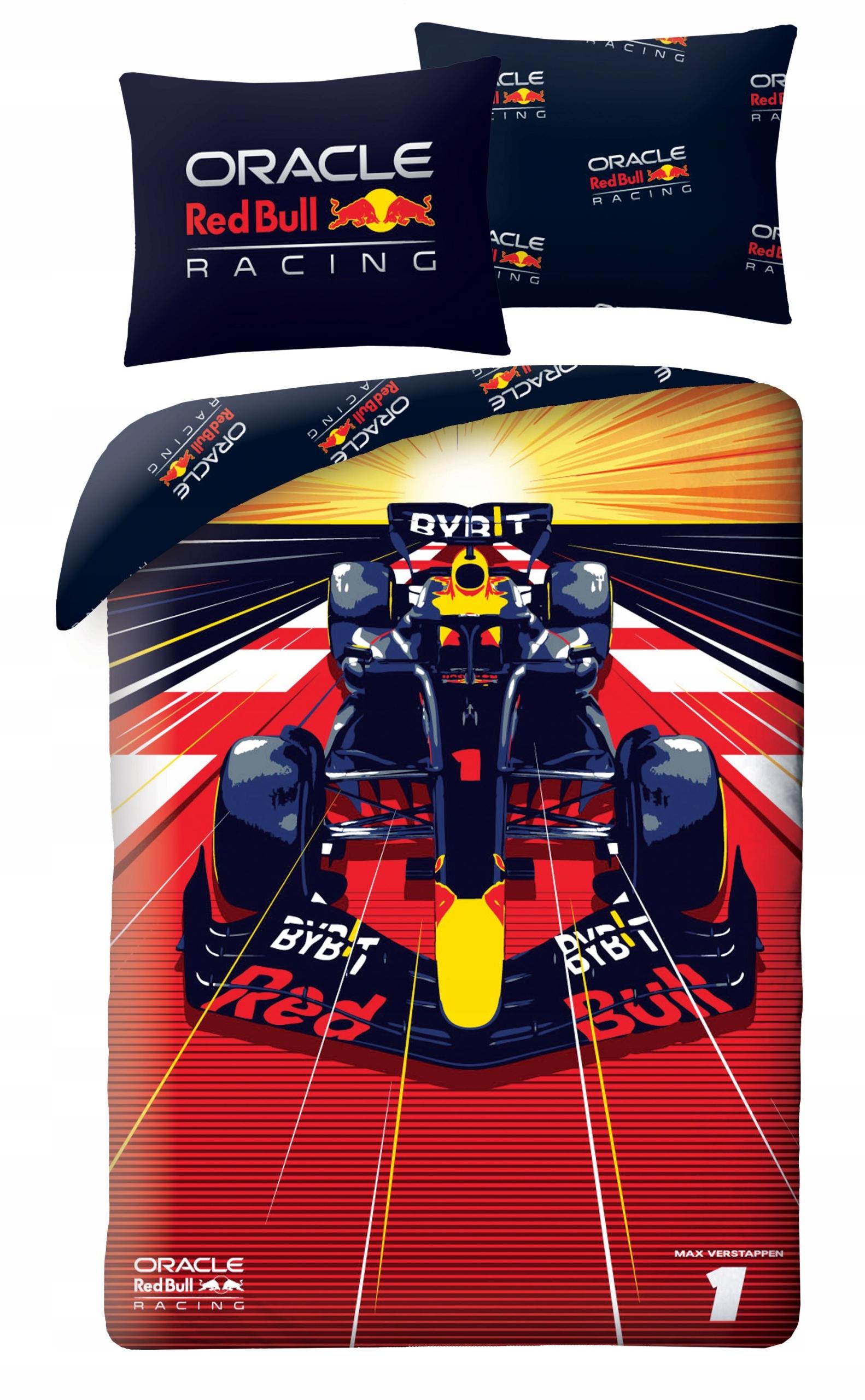 Pościel dziecięca Red Bull Racing 140 x 200 cm Halantex Oracle Rb Racing F1