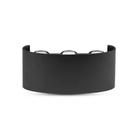Lampy ogrodowe - Kinkiet Zewnętrzny Oprawa Ścienna Góra/Dół V-Tac 6W Led Czarna Ip54 Vt-846 3000K 630Lm - miniaturka - grafika 1