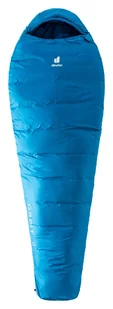 Deuter Orbit 0° Sleeping Bag Regular, niebieski Left Zipper 2021 Śpiwory syntetyczne - Śpiwory - miniaturka - grafika 1