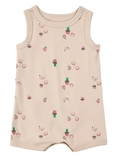 carter's Rampers w kolorze beżowym - Pajacyki dla niemowląt - miniaturka - grafika 1