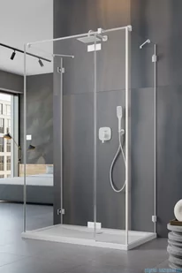 Radaway Essenza Pro White Kdj+S kabina 80x120x80cm prawa biały mat/szkło przejrzyste 10097312-04-01R/10098080-01-01/10098080-01-01 - Kabiny prysznicowe Radaway Essenza Pro White Kdj+S kabina 80x120x80cm prawa biały mat/szkło przejrzyste 10097312-04-01R/10098080-01-01/10098080-01-01 - Kabiny prysznicowe - miniaturka - grafika 1