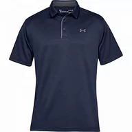 Koszulki męskie - Under Armour koszulka z krótkim rękawem koszulka polo męska Tech, niebieski, XL 1290140 - miniaturka - grafika 1